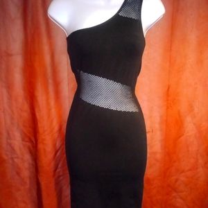 SEXY SEXY SEXY! never worn bebe one shoulder mini dress